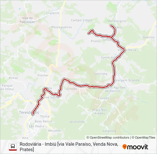48 Bus Line Map