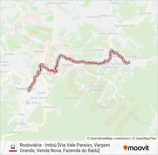 48 Bus Line Map