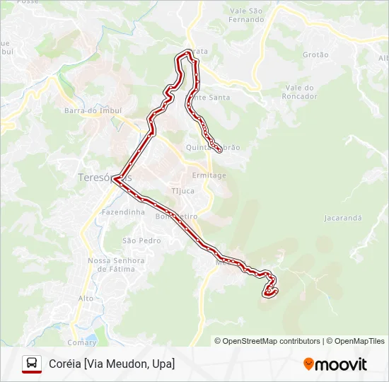 52 Bus Line Map