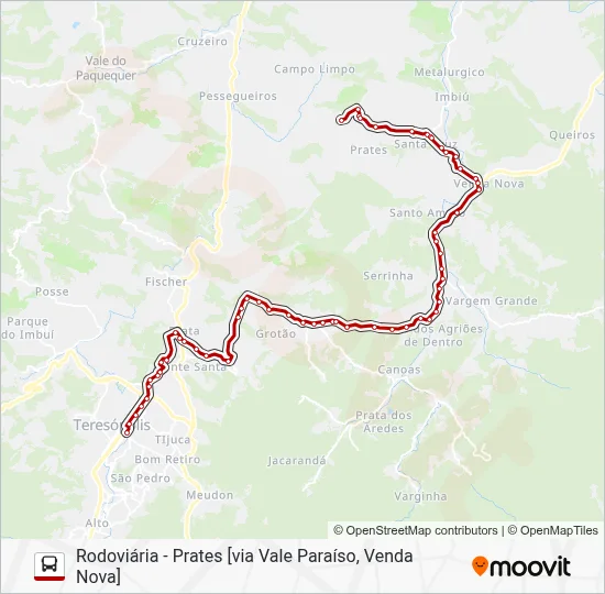 59 Bus Line Map