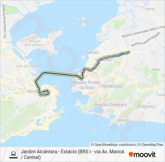 520D Bus Line Map