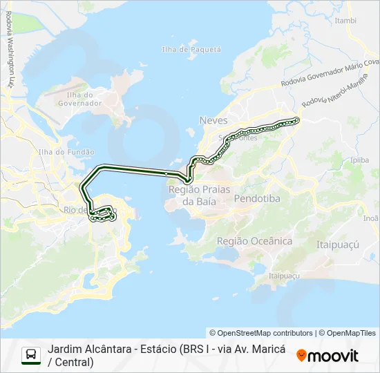 520D Bus Line Map