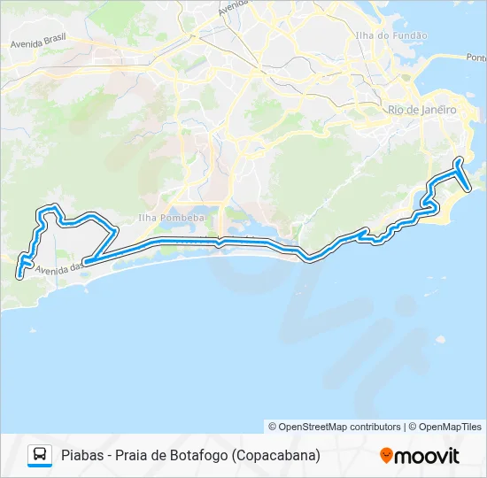 SE 554 Bus Line Map