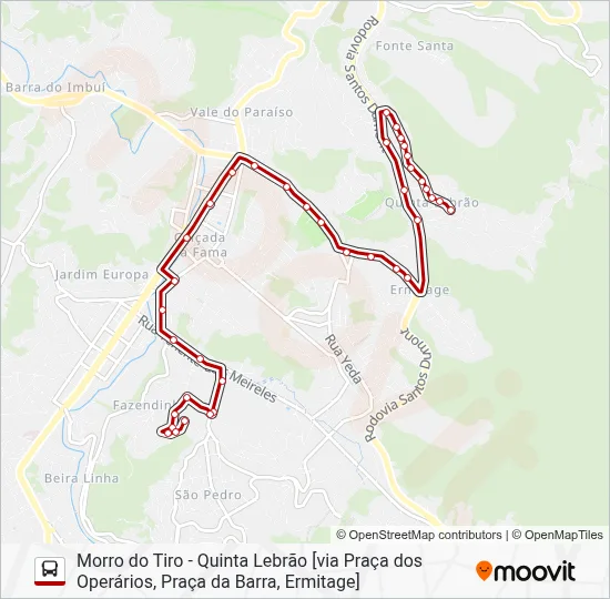 08 Bus Line Map