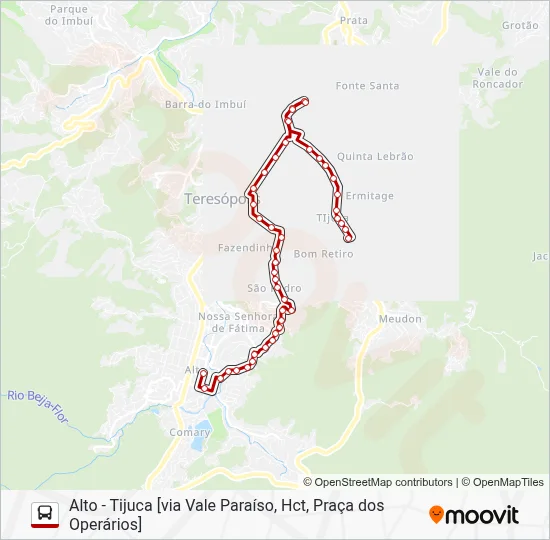 17 Bus Line Map