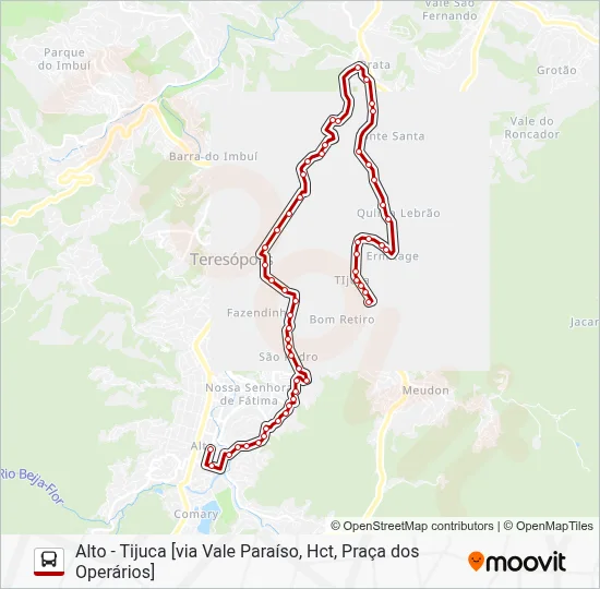 17 Bus Line Map