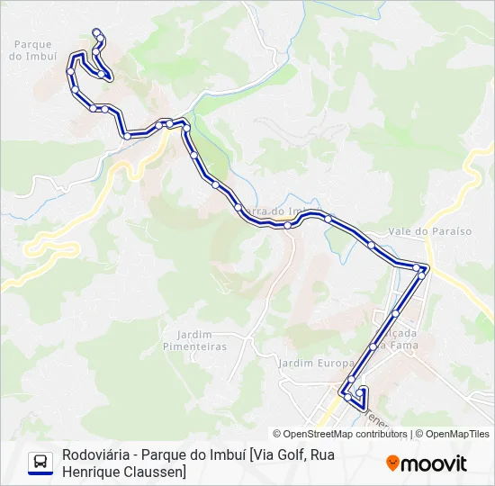 53 Bus Line Map