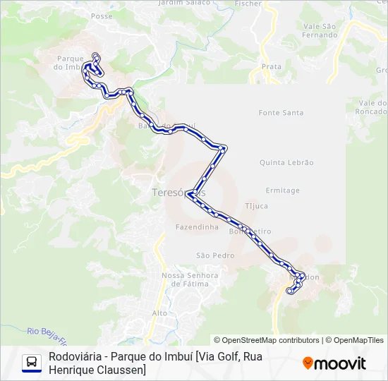 53 Bus Line Map