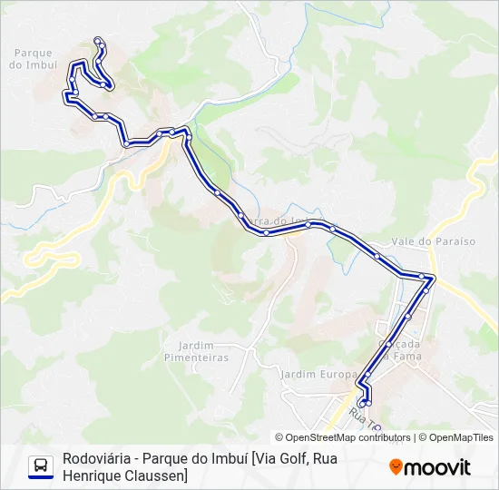 53 Bus Line Map