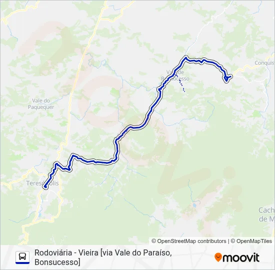 73 Bus Line Map