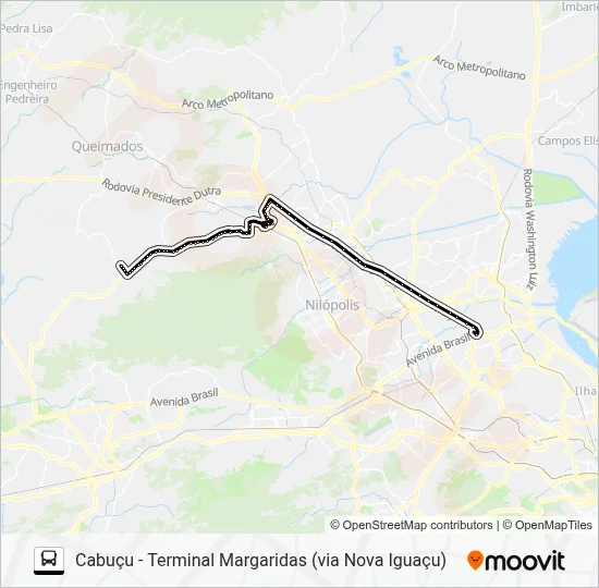 742I Bus Line Map
