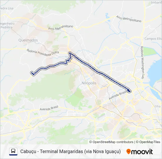 742I Bus Line Map