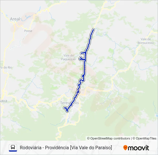 34 Bus Line Map