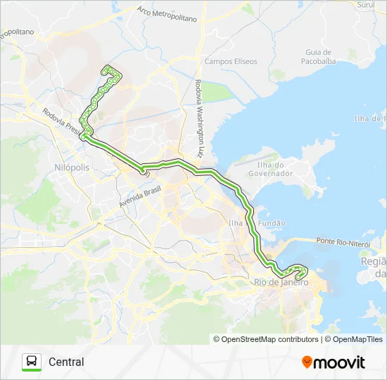 1522B Bus Line Map
