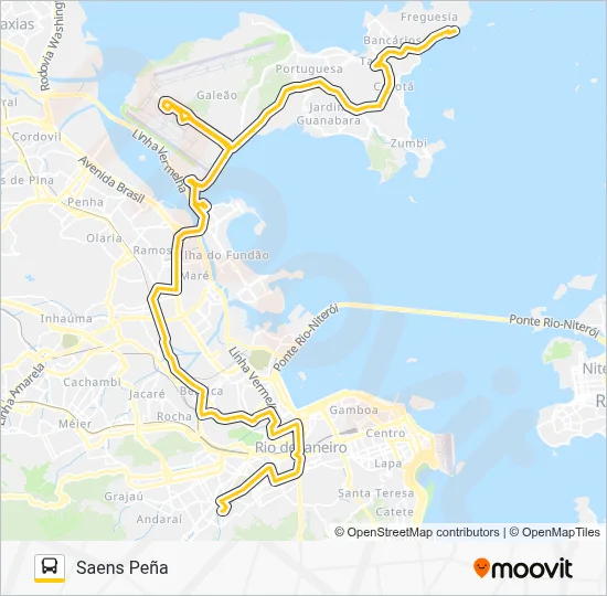 SN 634 Bus Line Map
