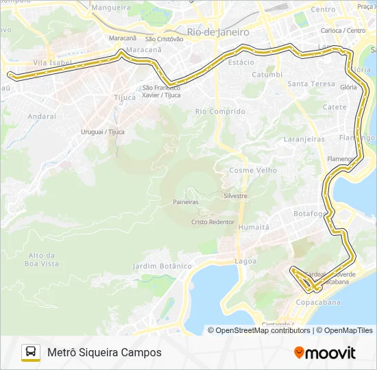 433 Bus Line Map