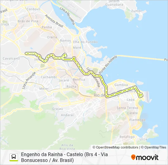 SN 292 Bus Line Map