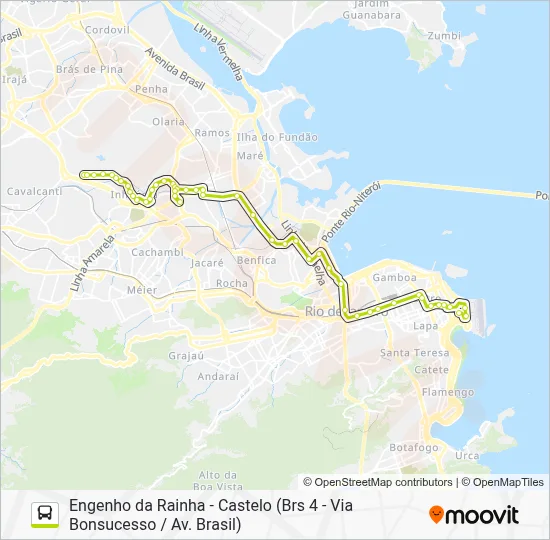 SN 292 Bus Line Map
