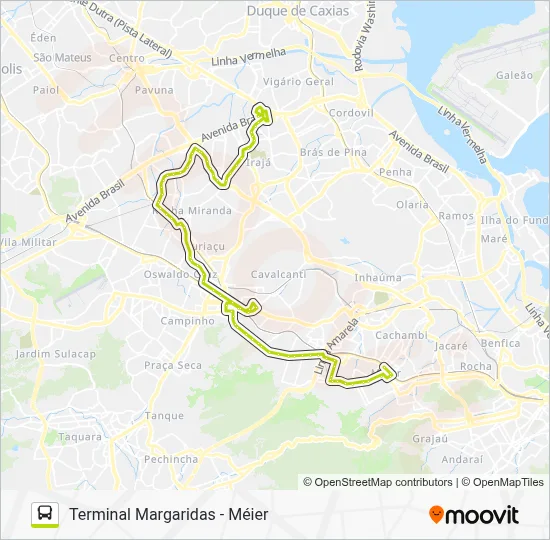 LECD141 Bus Line Map