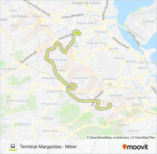 LECD141 Bus Line Map