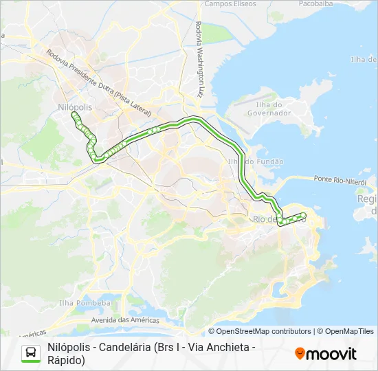 124B Bus Line Map