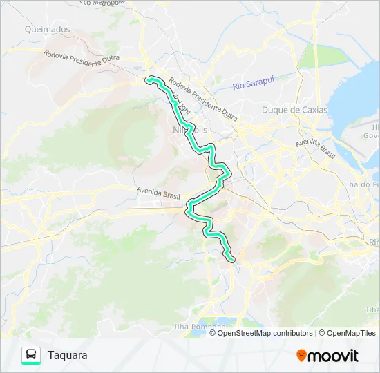 434L Bus Line Map