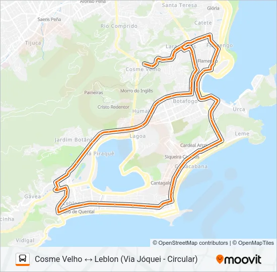 583 Bus Line Map