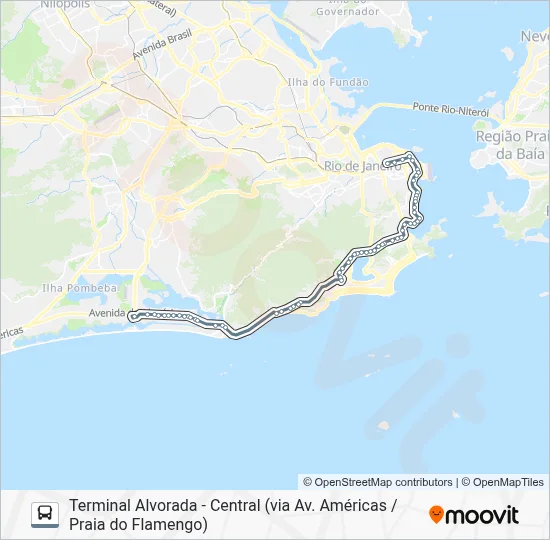 SV 319 Bus Line Map