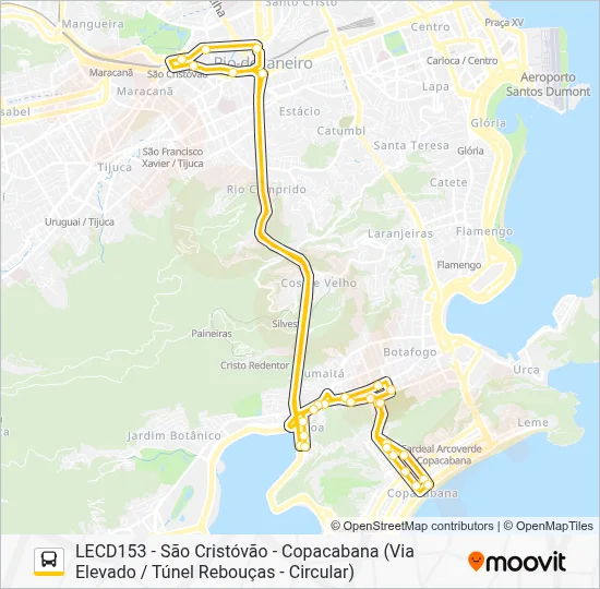 LECD153 Bus Line Map
