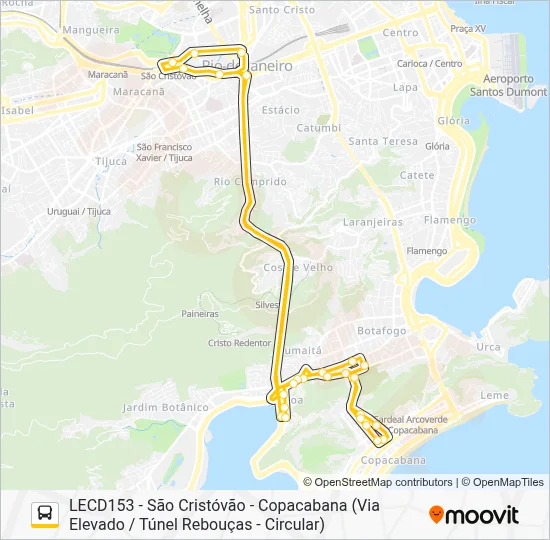 LECD153 Bus Line Map