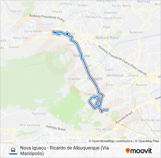 540L Bus Line Map