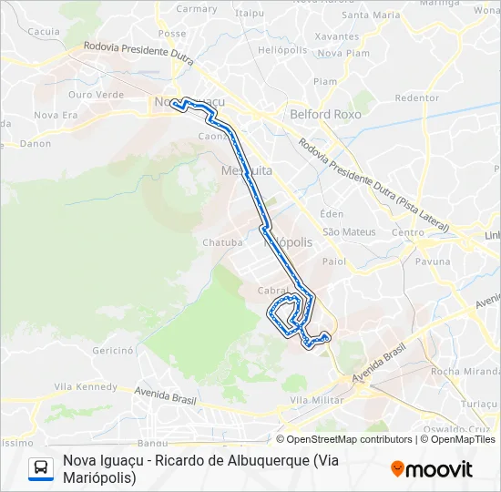 540L Bus Line Map