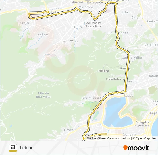 LECD154 Bus Line Map
