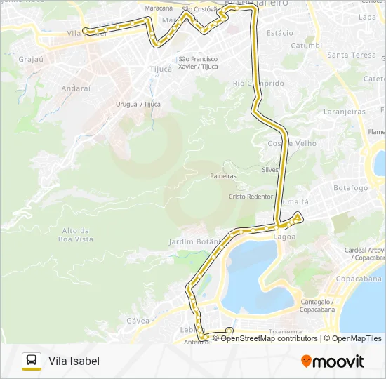 LECD154 Bus Line Map