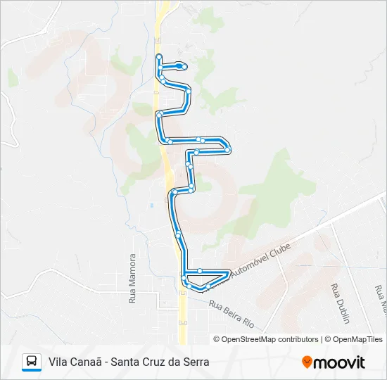 TZ09 Bus Line Map