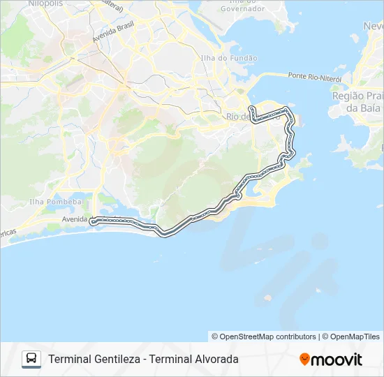 SN 319 Bus Line Map