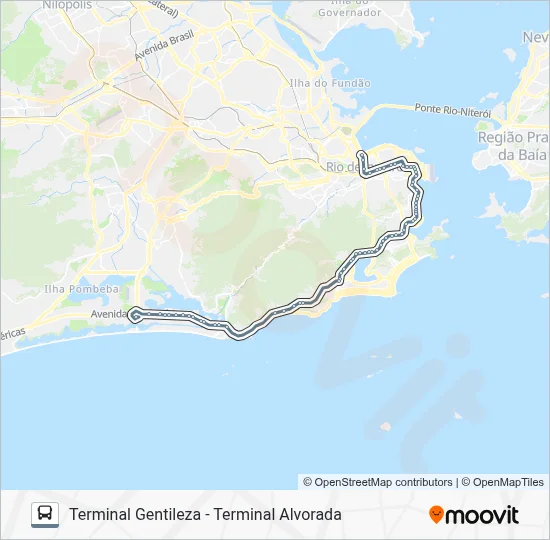SN 319 Bus Line Map