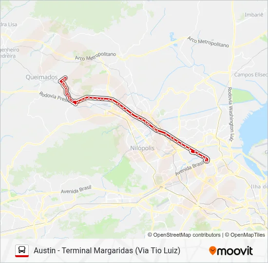 791I Bus Line Map