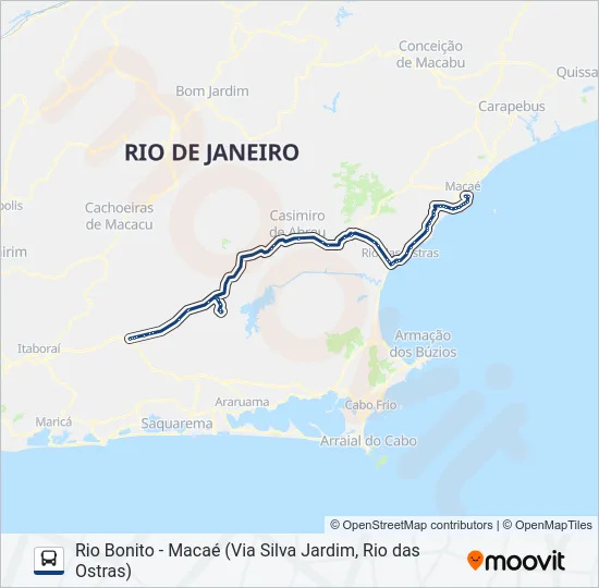 B137 Bus Line Map