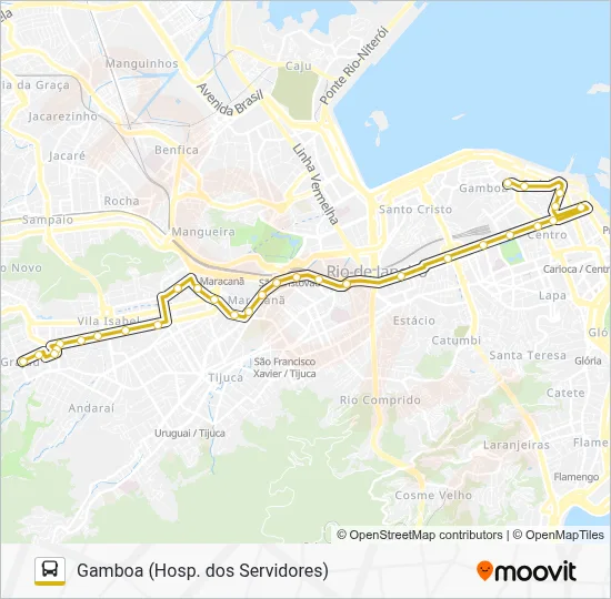 LECD155 Bus Line Map