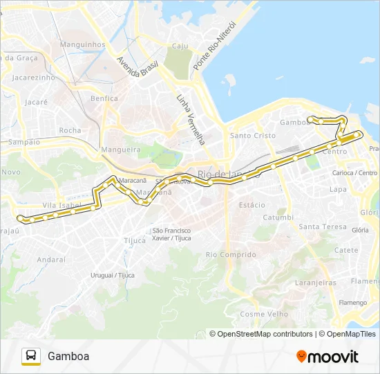 LECD155 Bus Line Map