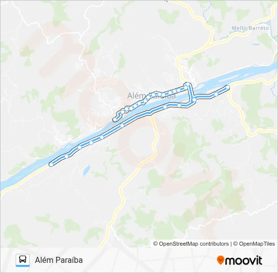 105 Bus Line Map