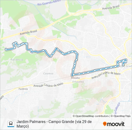 SN893 Bus Line Map