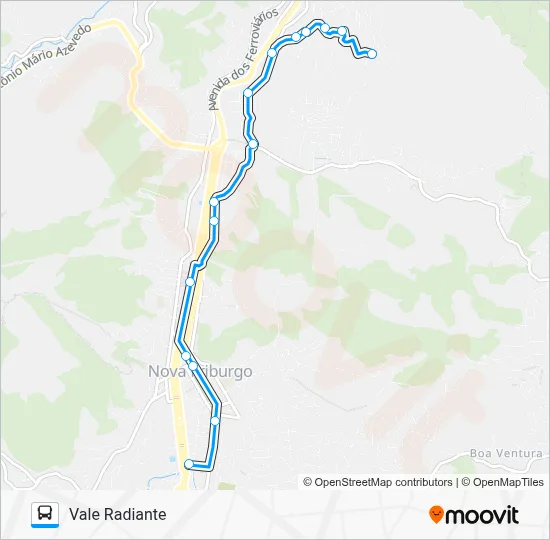 16A Bus Line Map