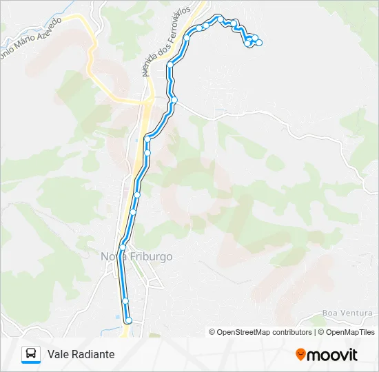 16A Bus Line Map