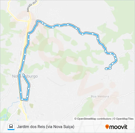 35A Bus Line Map