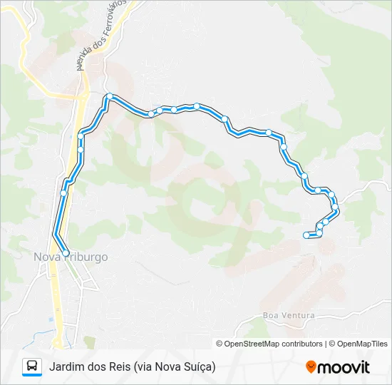 35A Bus Line Map