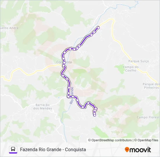 501 Bus Line Map
