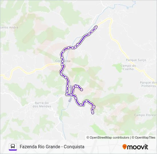 501 Bus Line Map