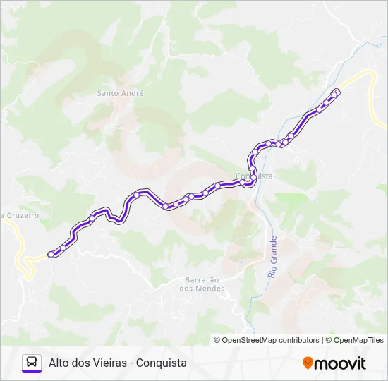 502 Bus Line Map